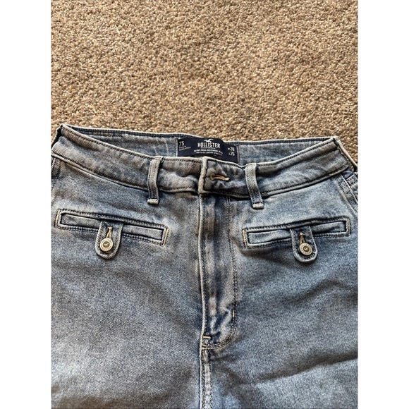 Womens Hollister Ultra‎ High Rise Mom Jeans Size 28X25 - Picture 2 of 7